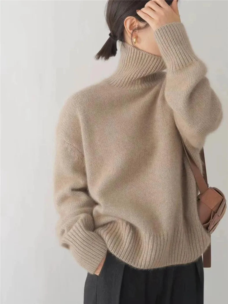 Elizabeth - Cozy Knit Turtleneck for Everyday Wear