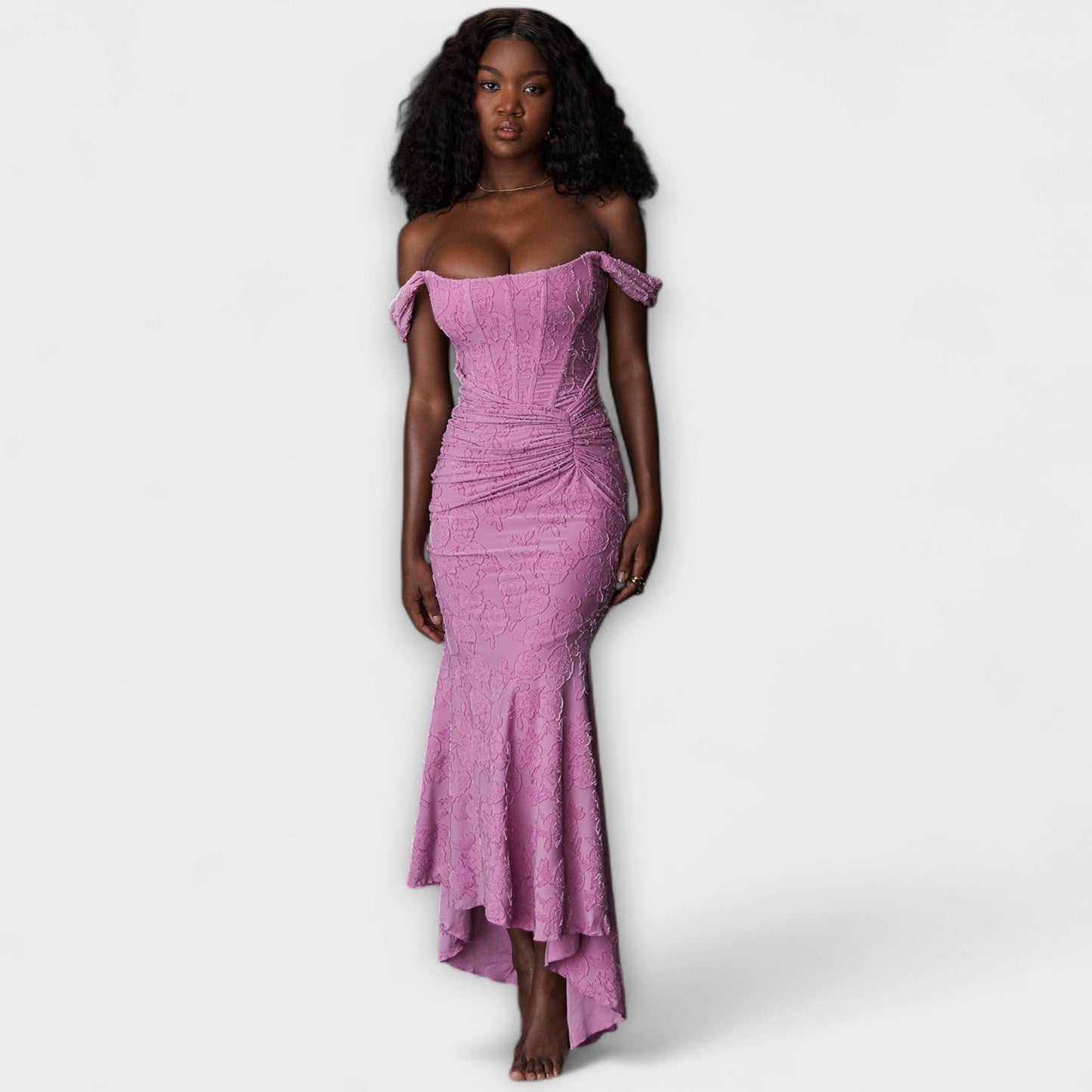 Renske - Chic Corset Long Dress for Events