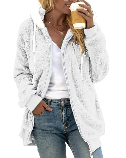Theresa - Cozy Fleece Zip Hoodie for Everyday Wear