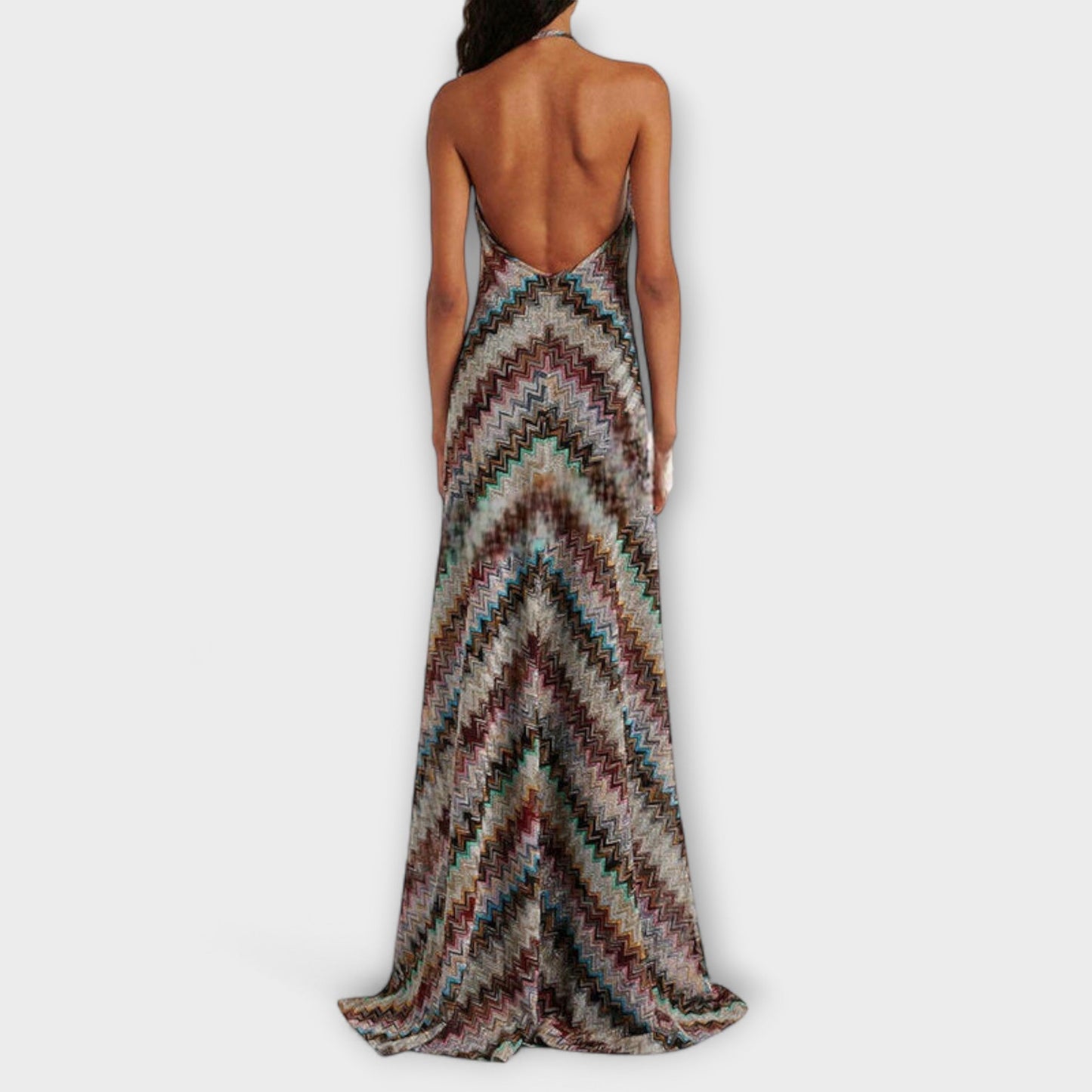 Reese Jodie Knit Dress – Vibrant Herringbone Style for Any Occasion