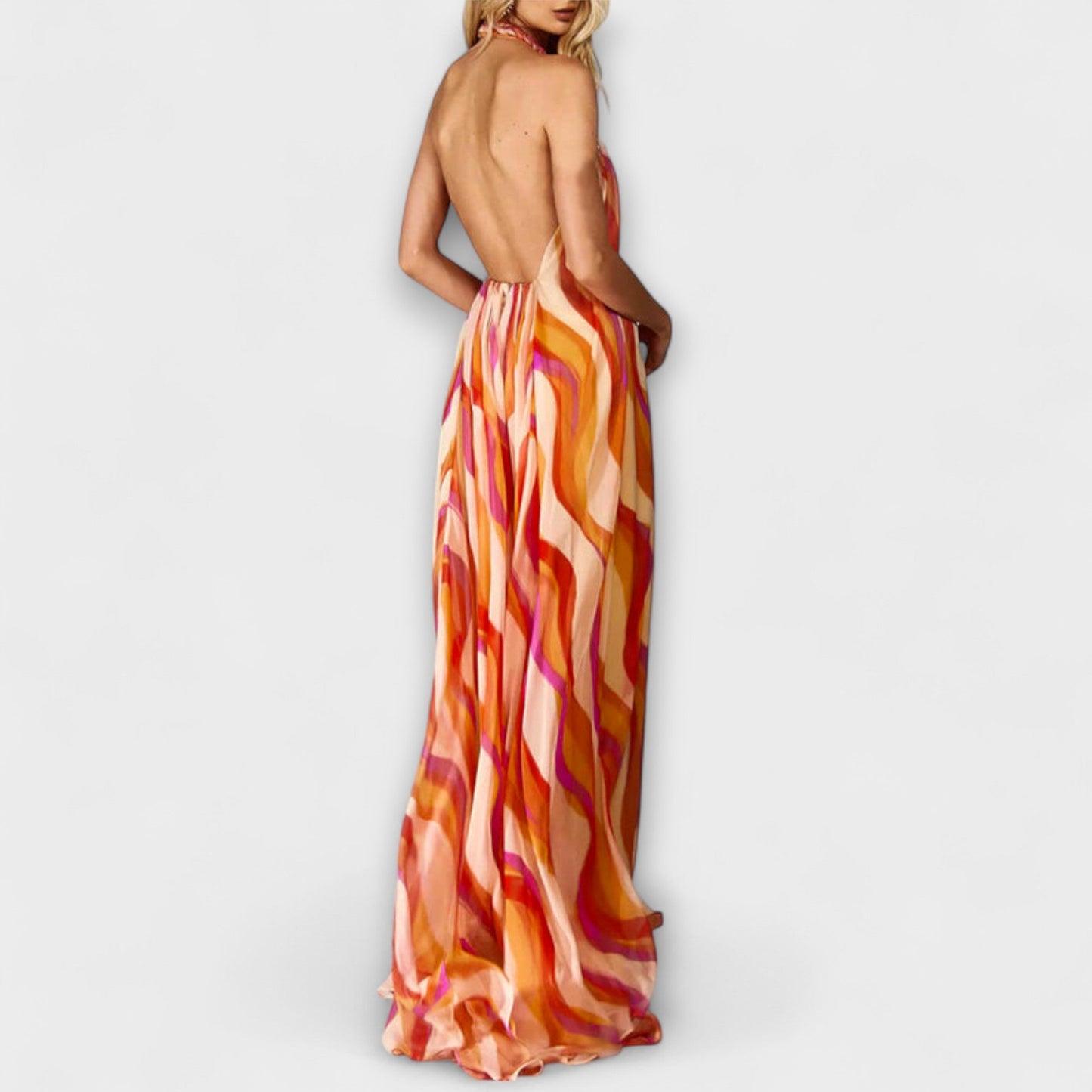Rumi - Chic Braided Maxi Dress for Beach or Brunch