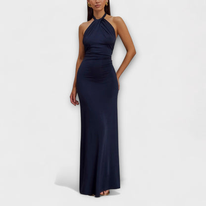 Lagoon - Chic Slinky Halter Maxi Dress for Any Occasion