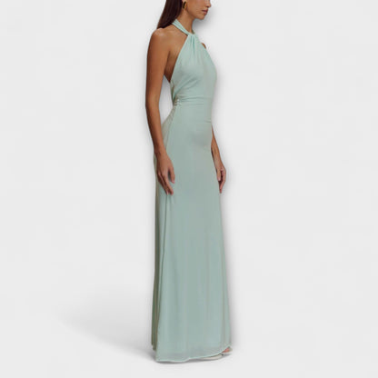 Lagoon - Chic Slinky Halter Maxi Dress for Any Occasion