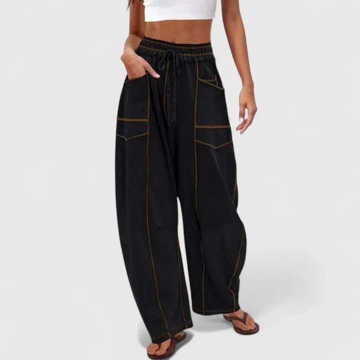 Camrynnne | Chic Fabric Trousers for Any Occasion