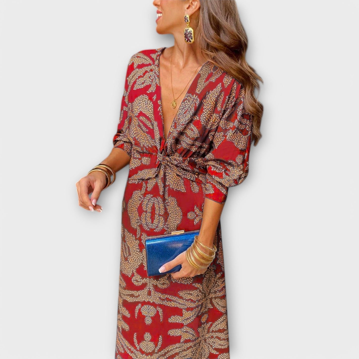Oriana - Chic Long Sleeve Dress for Any Occasion