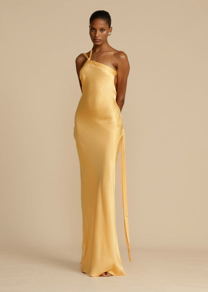 Wedding Guest Dress | One-Shoulder Maxi