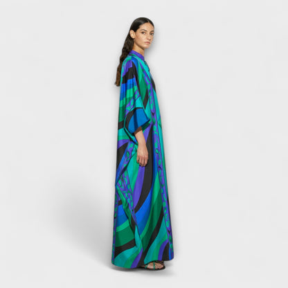 Harper - Colorful Psychedelic Kaftan for Beach & Festival Wear
