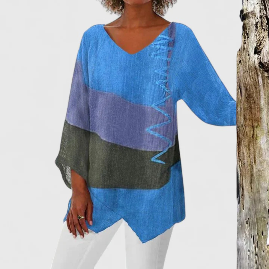 Elysia | Stylish V-Neck Tunic for Every Occasion