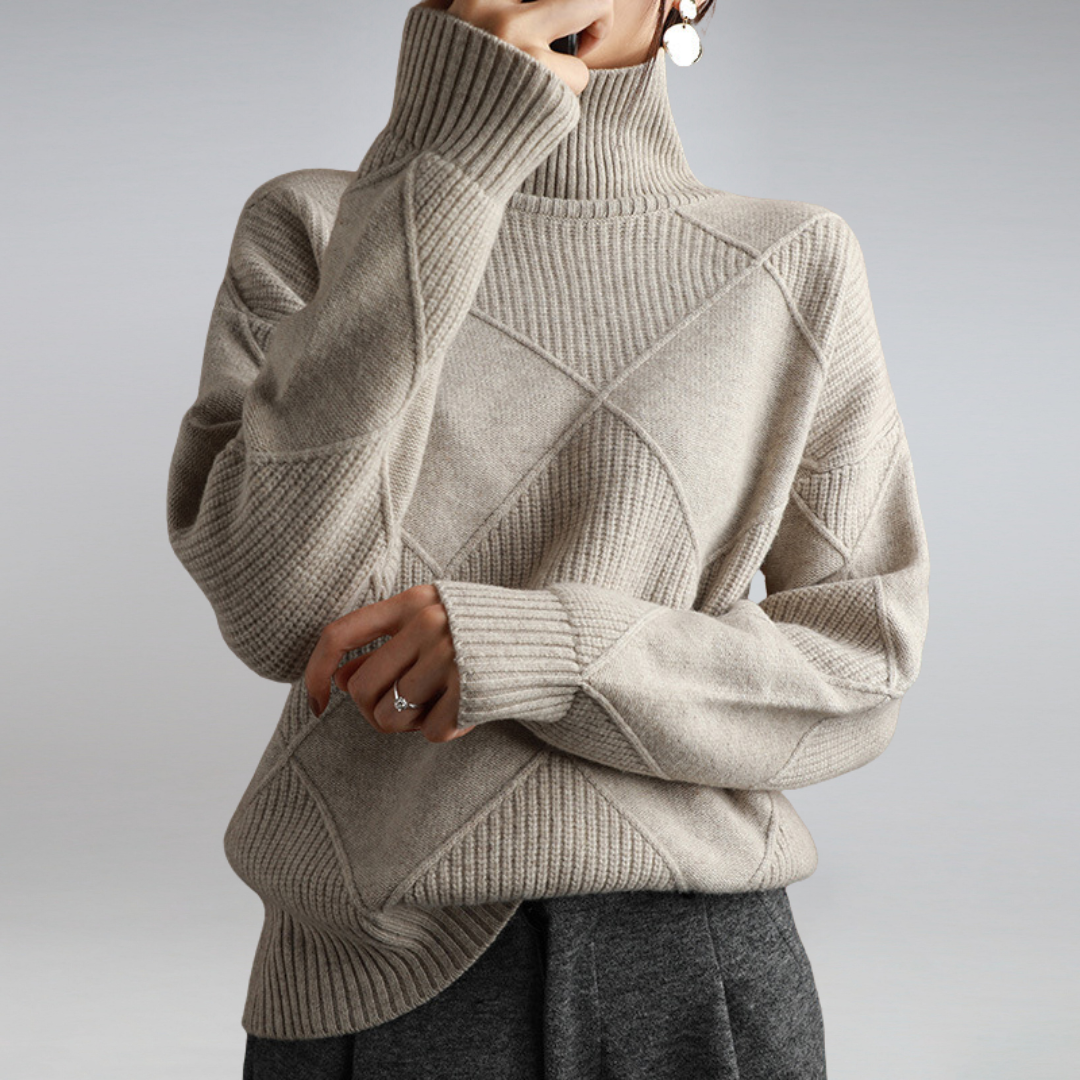 Linda - Cozy Turtleneck Knitwear for All Occasions