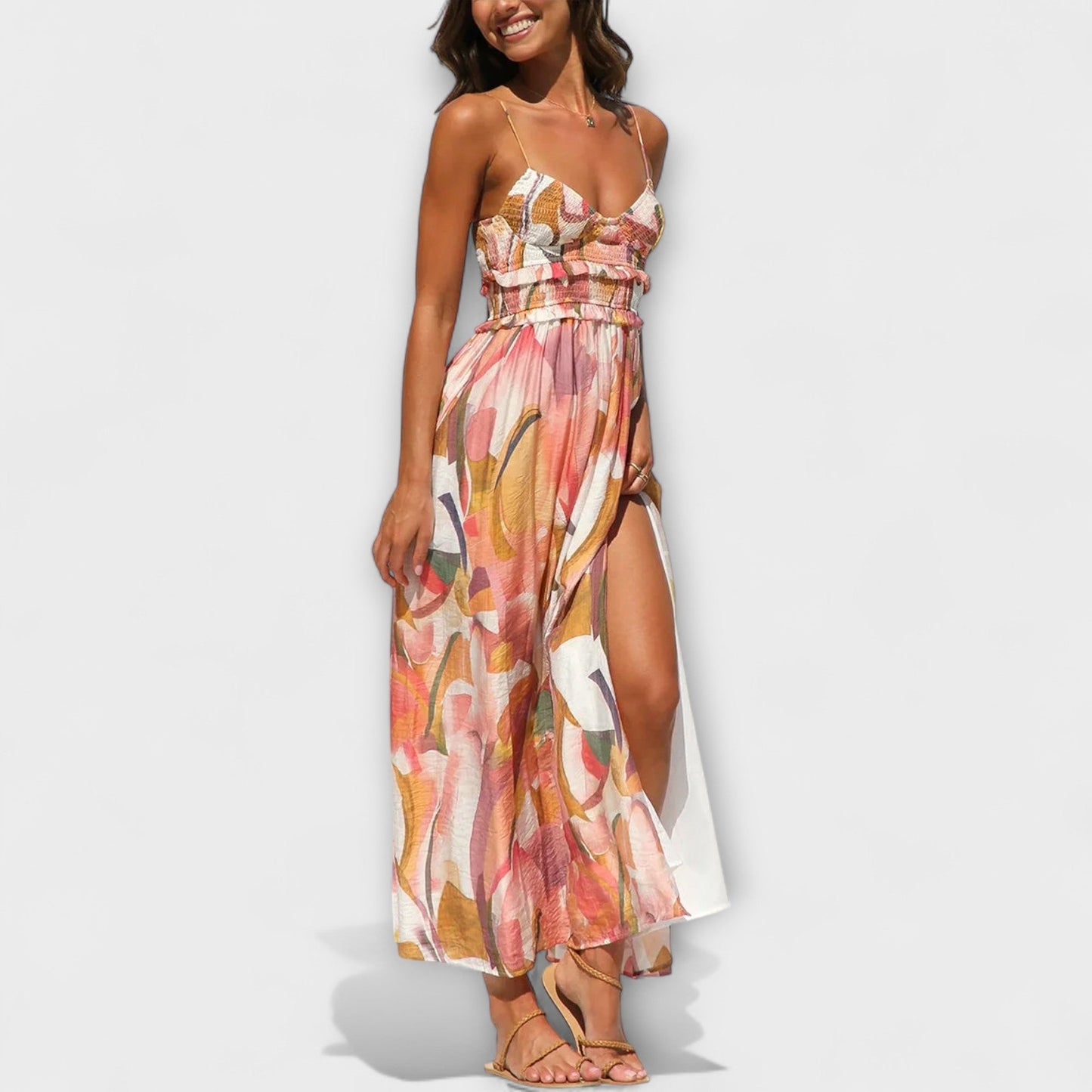 Annalise - Chic Printed Dress for Any Occasion