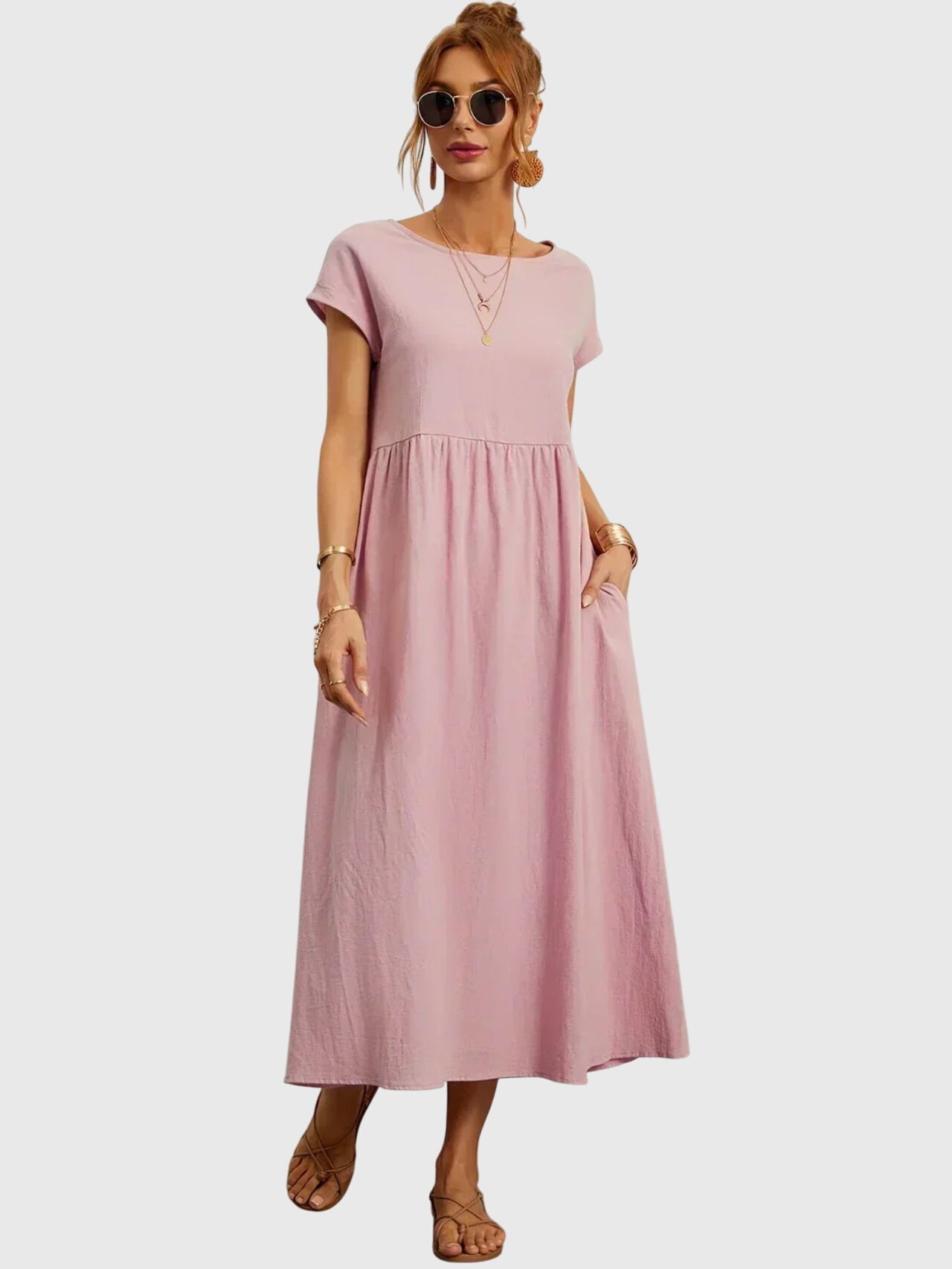 Giselle™ - Chic Pocket Dress for Any Occasion