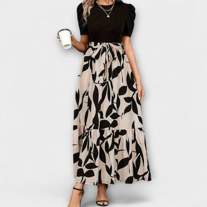 Floral Pattern Summer Dress for Outdoor Gatherings