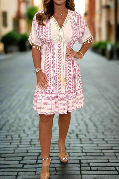 Magdalena | Stylish Printed Dress for Any Occasion