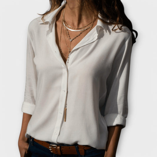 Chic Blouse for Office and Evening Wear