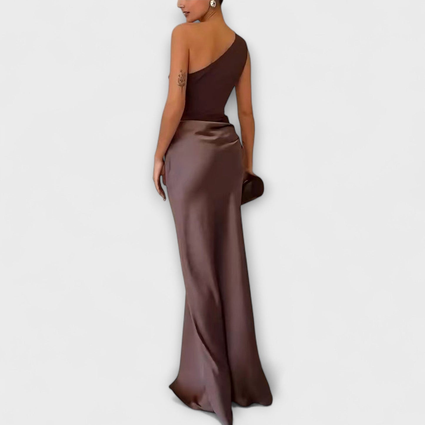 Chic One-Shoulder Pleated Prom Dress for Special Occasions