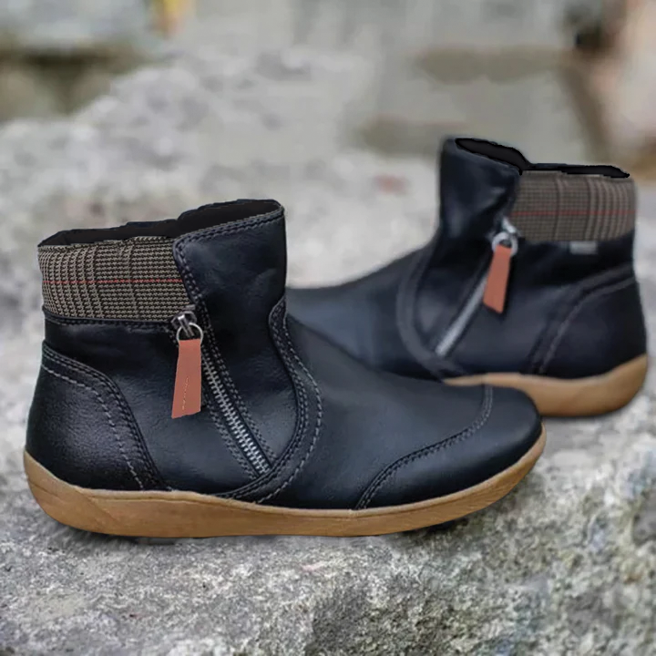 Chic Faux Fur Ankle Boots for Stylish Outings