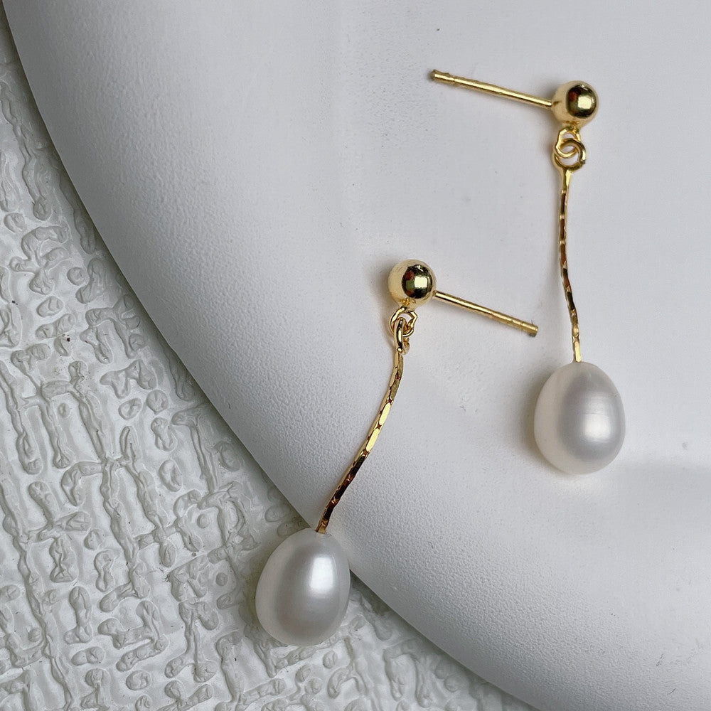 Infant Pearl Stud Earrings