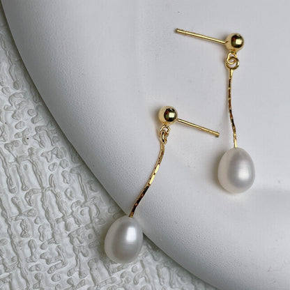 Infant Pearl Stud Earrings
