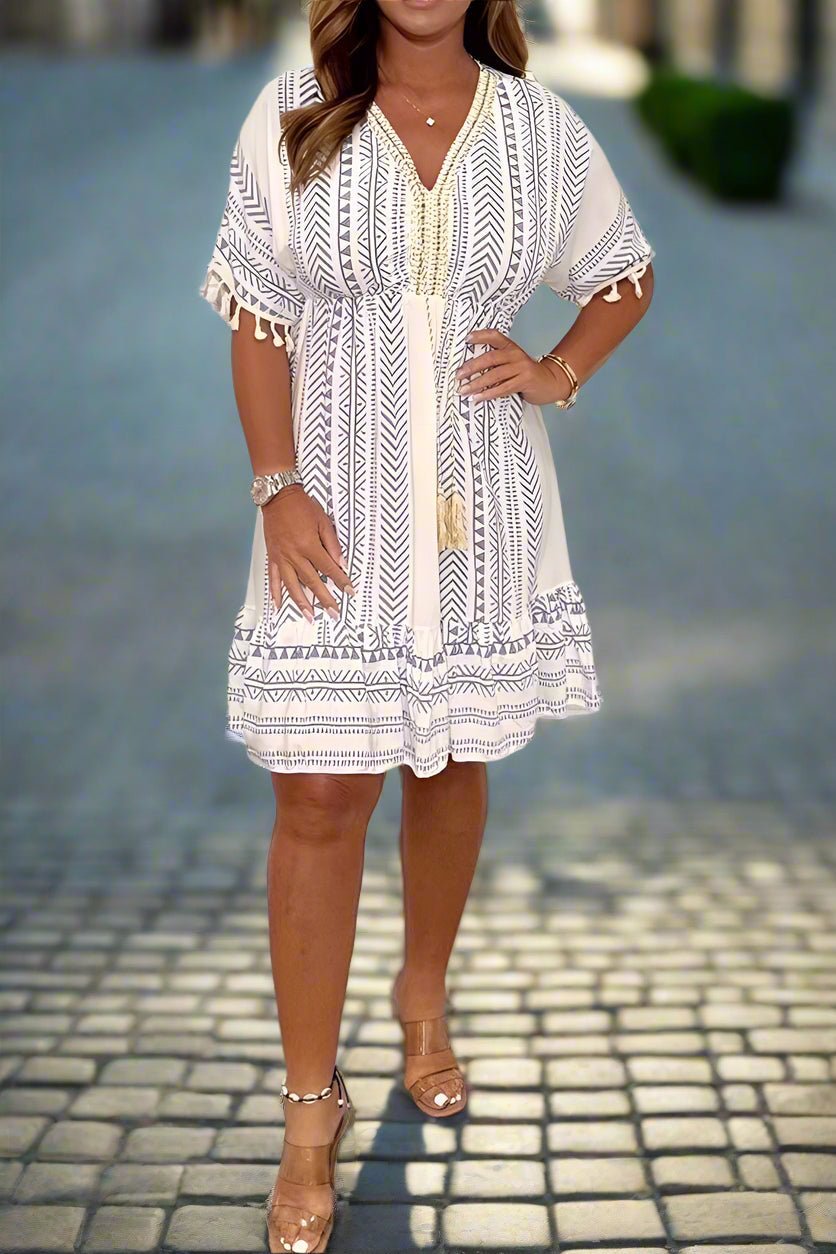 Magdalena | Stylish Printed Dress for Any Occasion