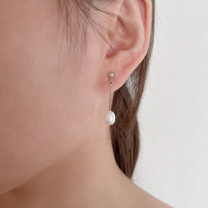Infant Pearl Stud Earrings