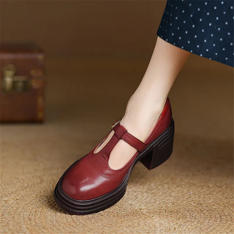 Elvana Chunky Pumps - Stylish Footwear for Any Occasion