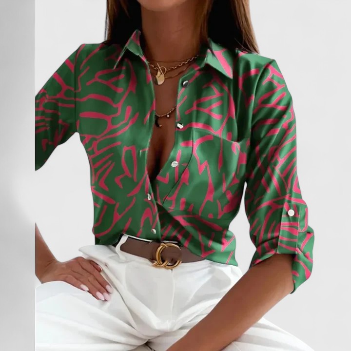 Lisette | Chic Long Sleeve Blouse for Any Occasion