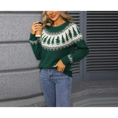 Chic Knit Sweater for Holiday Gatherings
