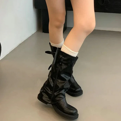 Charlotte - Retro Knee-High Fashion Boots for All Occasions