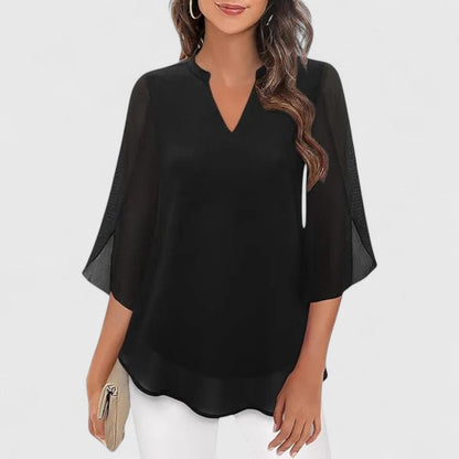 Chic Blouse for Office and Evening Wear