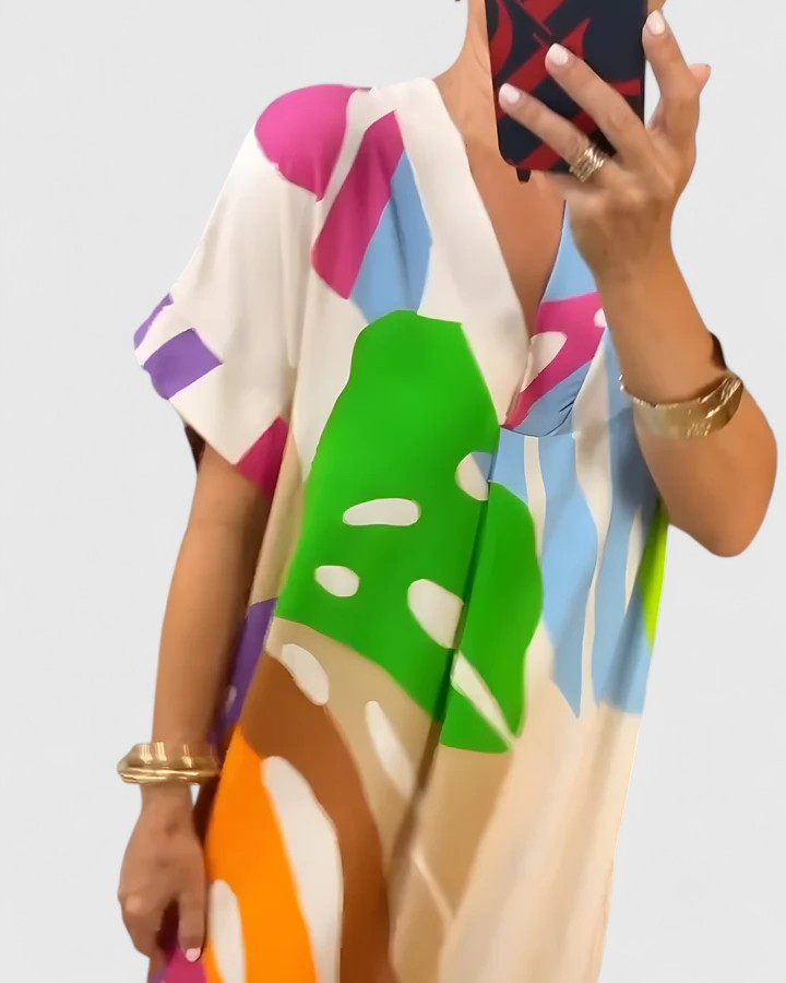 Cymarie | Chic Fabric Dress for Any Occasion