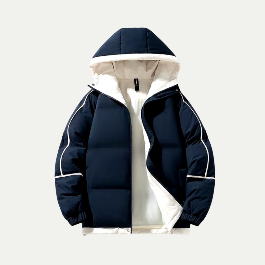 Unisex Hooded Puffer Parka for Winter Adventures