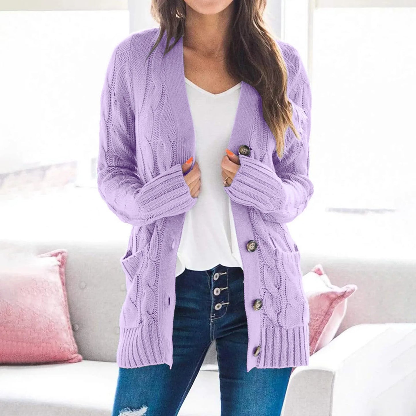 Chic Knit Button Cardigan for Any Occasion