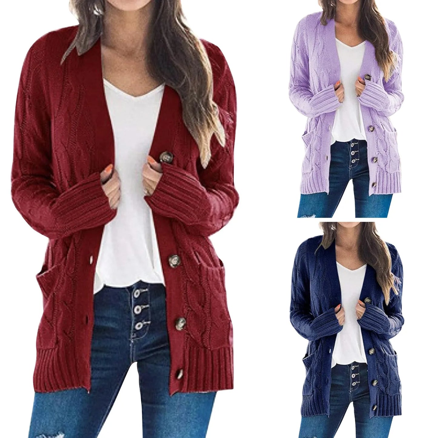 Chic Knit Button Cardigan for Any Occasion