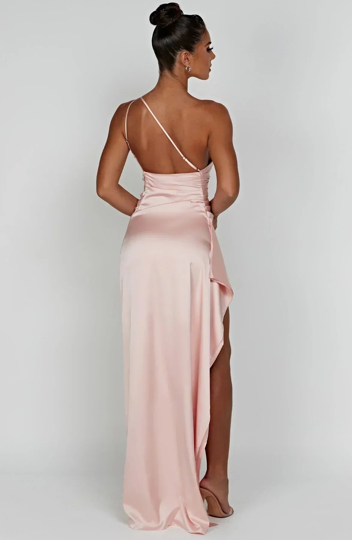 Chic Asymmetric Maxi Dress for Evening Wear
