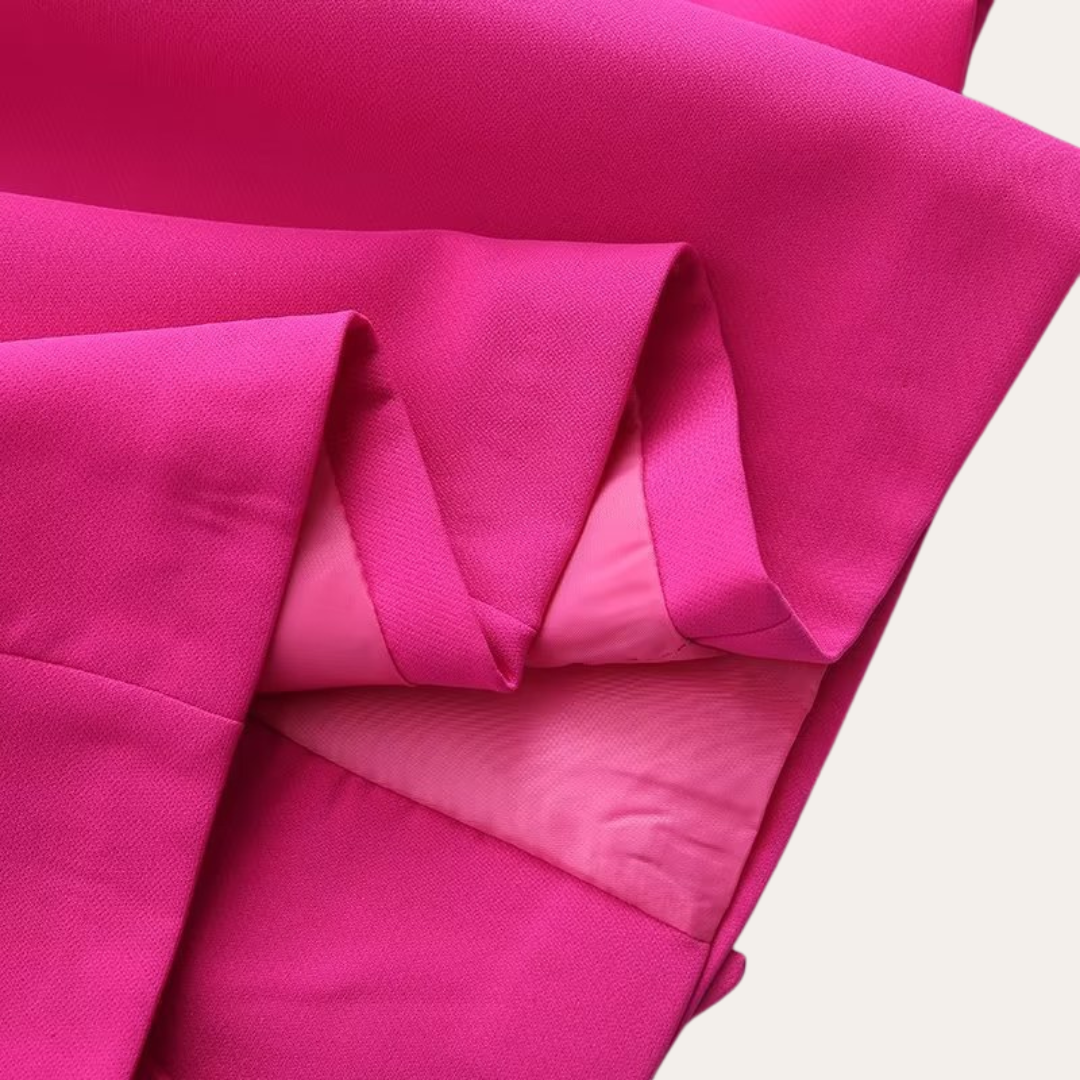 Chic Women's Blazer and Wide-Leg Trousers Set for Stylish Events