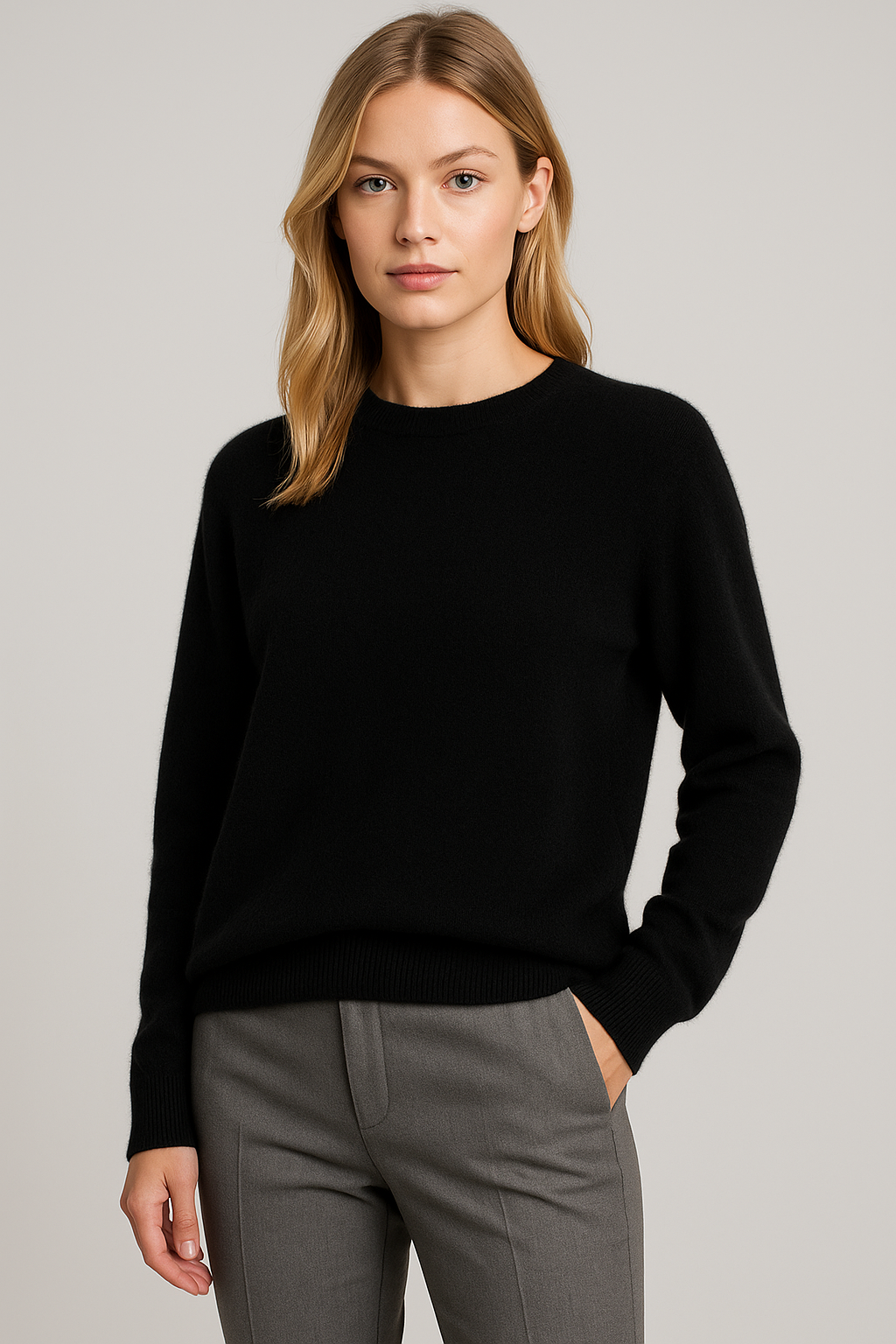 Women’s Classic Crew Neck Knit Sweater for All Occasions