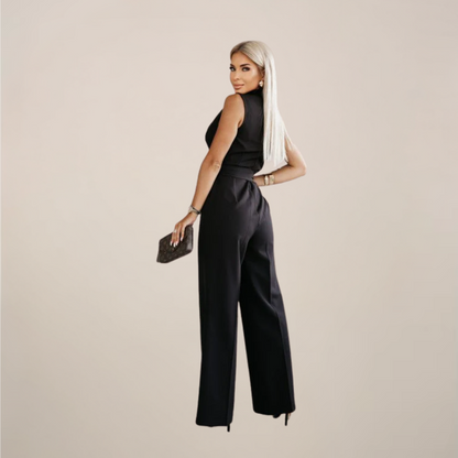Chic Sleeveless Wide-Leg Jumpsuit for Any Occasion