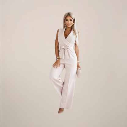 Chic Sleeveless Wide-Leg Jumpsuit for Any Occasion