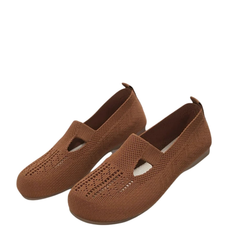 Chic Women's Knit Slip-On Sandals for Summer Outings