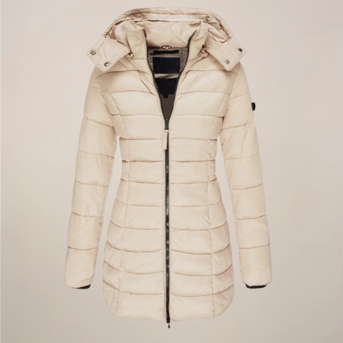 Women's Hooded Long Puffer Jacket for Winter Adventures