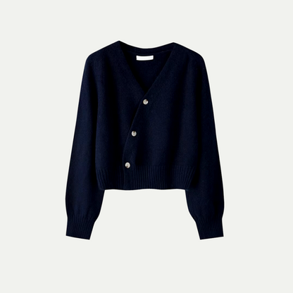 Chic Women's V-Neck Knit Cardigan for Any Occasion