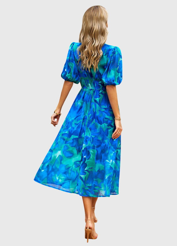 Chic Floral Midi Dress for Any Occasion