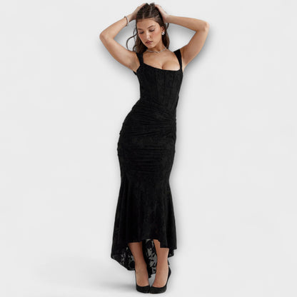 Renske - Chic Corset Long Dress for Events