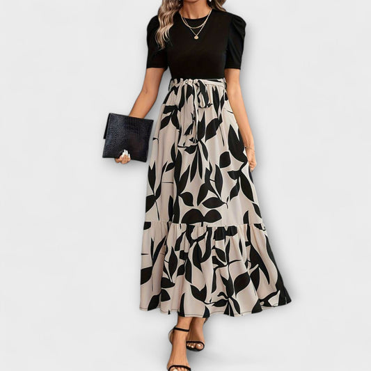 Floral Pattern Summer Dress for Outdoor Gatherings