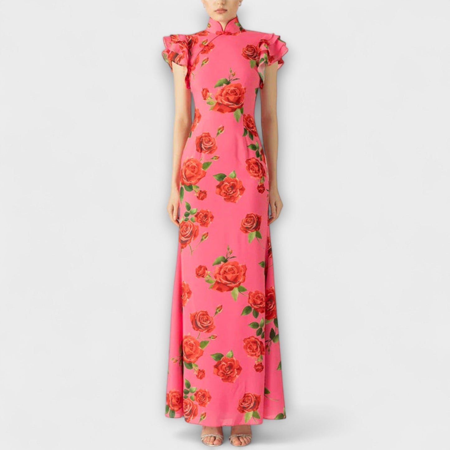 Floral Print Maxi Dress for Summer Events