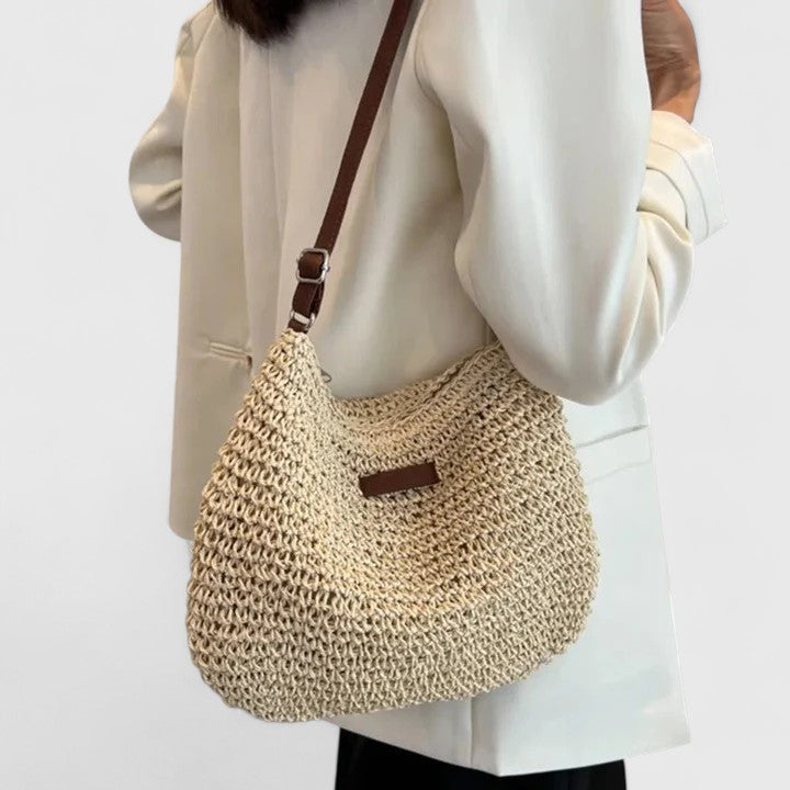 Chic Cotton Crossbody Bag for Everyday Wear