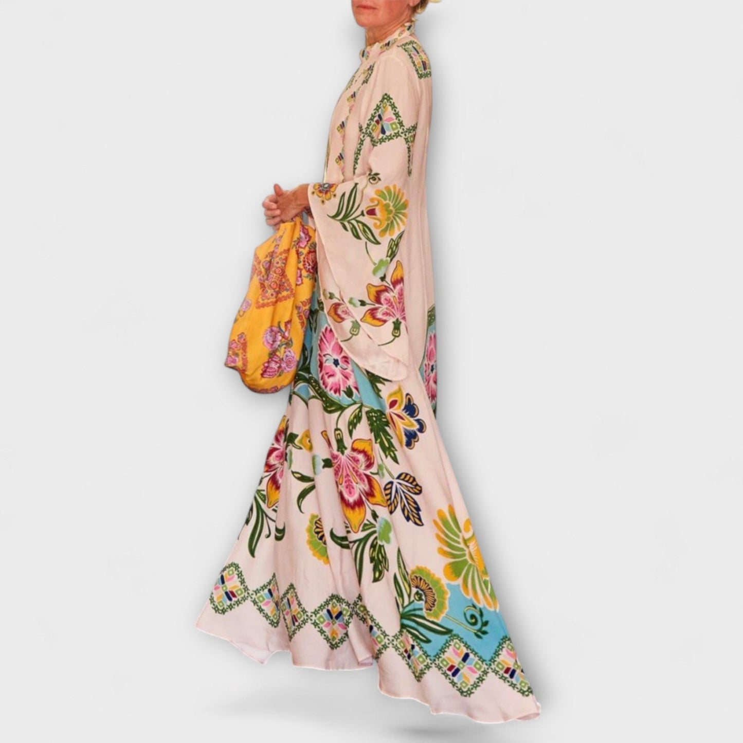 Floral Print Maxi Dress for Special Occasions