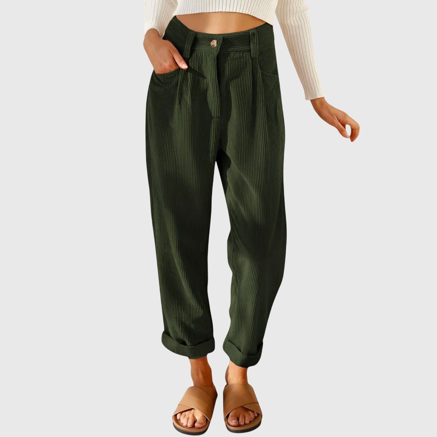 Jana - Stylish Corduroy Trousers for Any Occasion