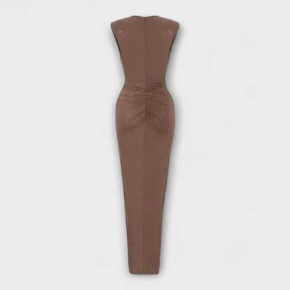 Thea - Maxi Dress with V-Neck for Chic Occasions