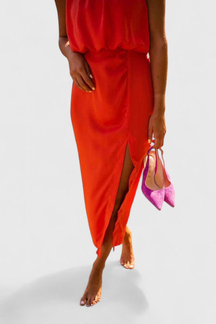 Theonae™ | Chic Midi Dress for Any Occasion